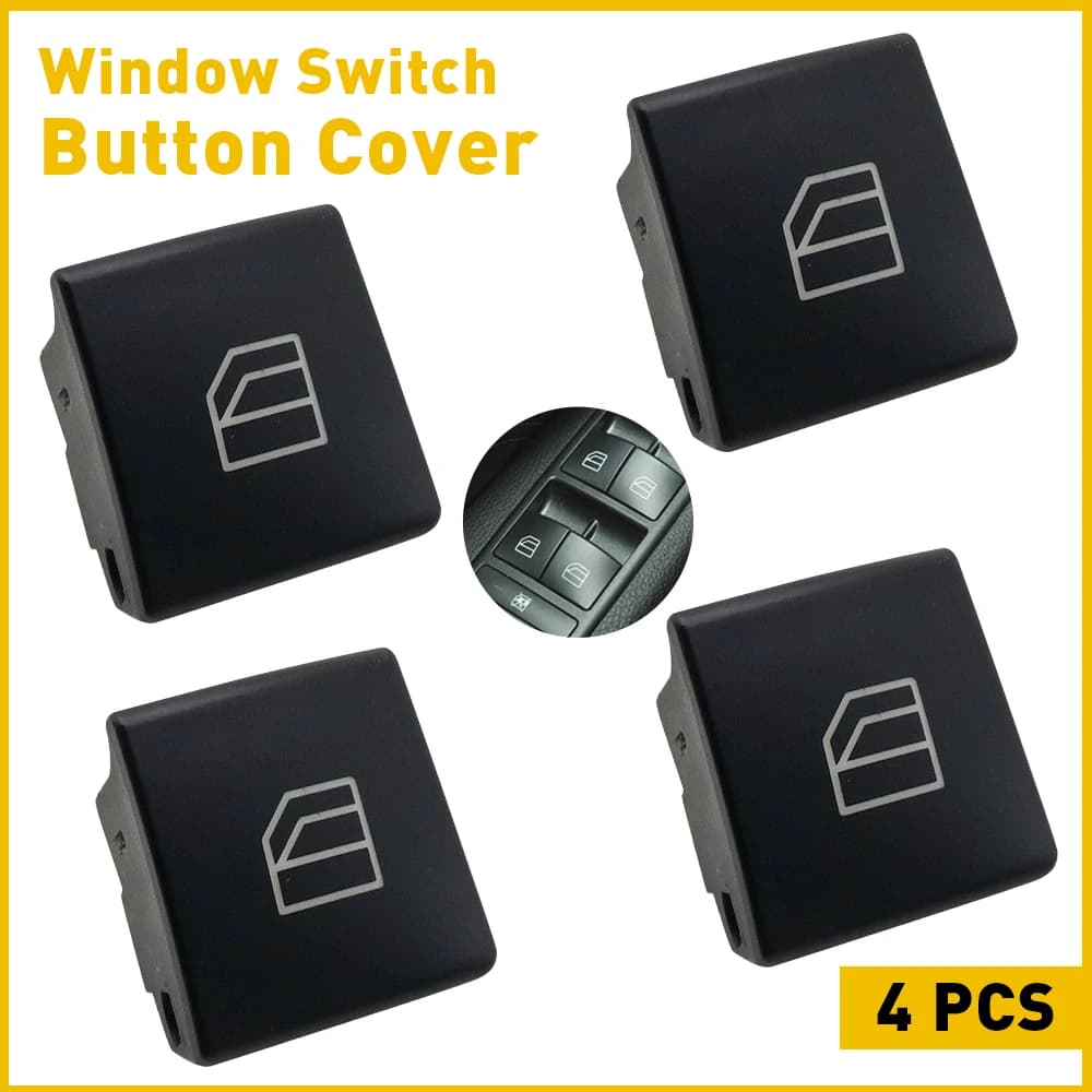 4 Pz/set Finestra Interruttore Pulsante Tappo di Copertura Per Mercedes-Benz W204 W212 W463 W166 X166 A-Klasse W176 W246 A207 GLE W166 Accessori
