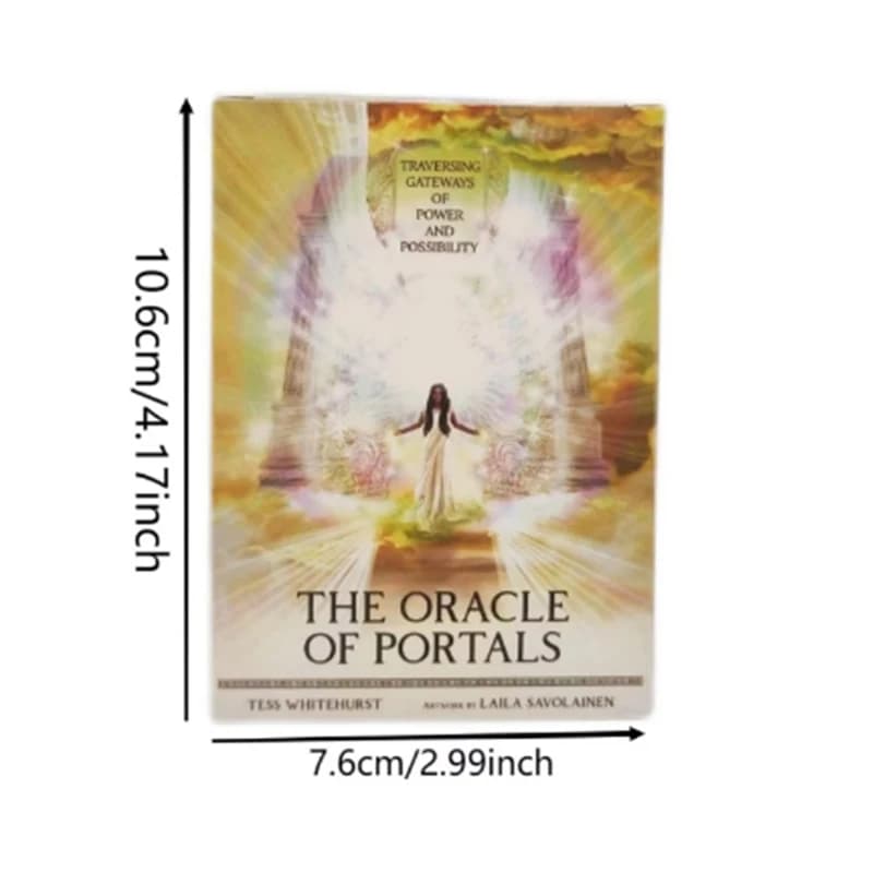 New Hot The Oracle of Portals Ask and Know 44 Cards/Set The Mythic Fate Divination For Fortune Games Family Tarot Cards