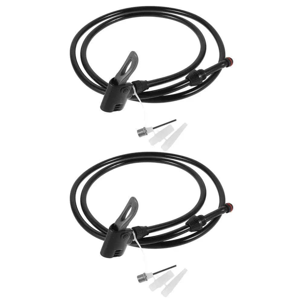 Set di 2 tubi per pompa ad aria, adattatore per pompa da bicicletta per gonfiaggio pneumatici, tubo antigelo, valvola universale compatibile Presta