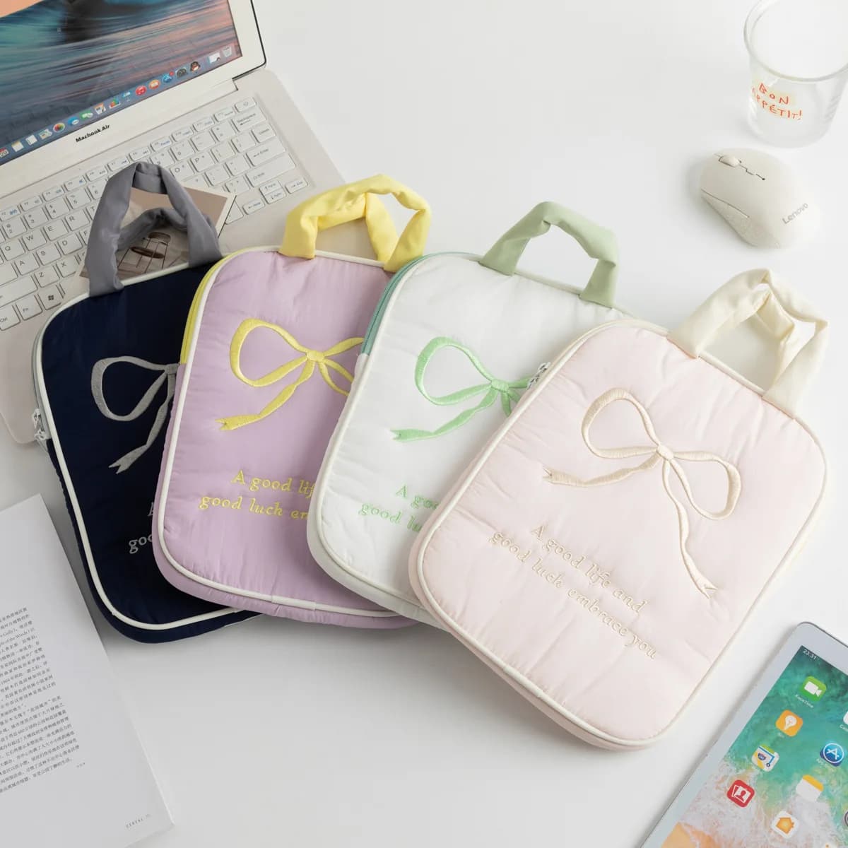 Custodia per tablet carina per Samsung Galaxy Tab S6 Lite Galaxy Tab S7 Ipad9.7-11 10.9 10.5 10.2 12.9 13.3 14 15 Borsa per laptop da 15.6 pollici