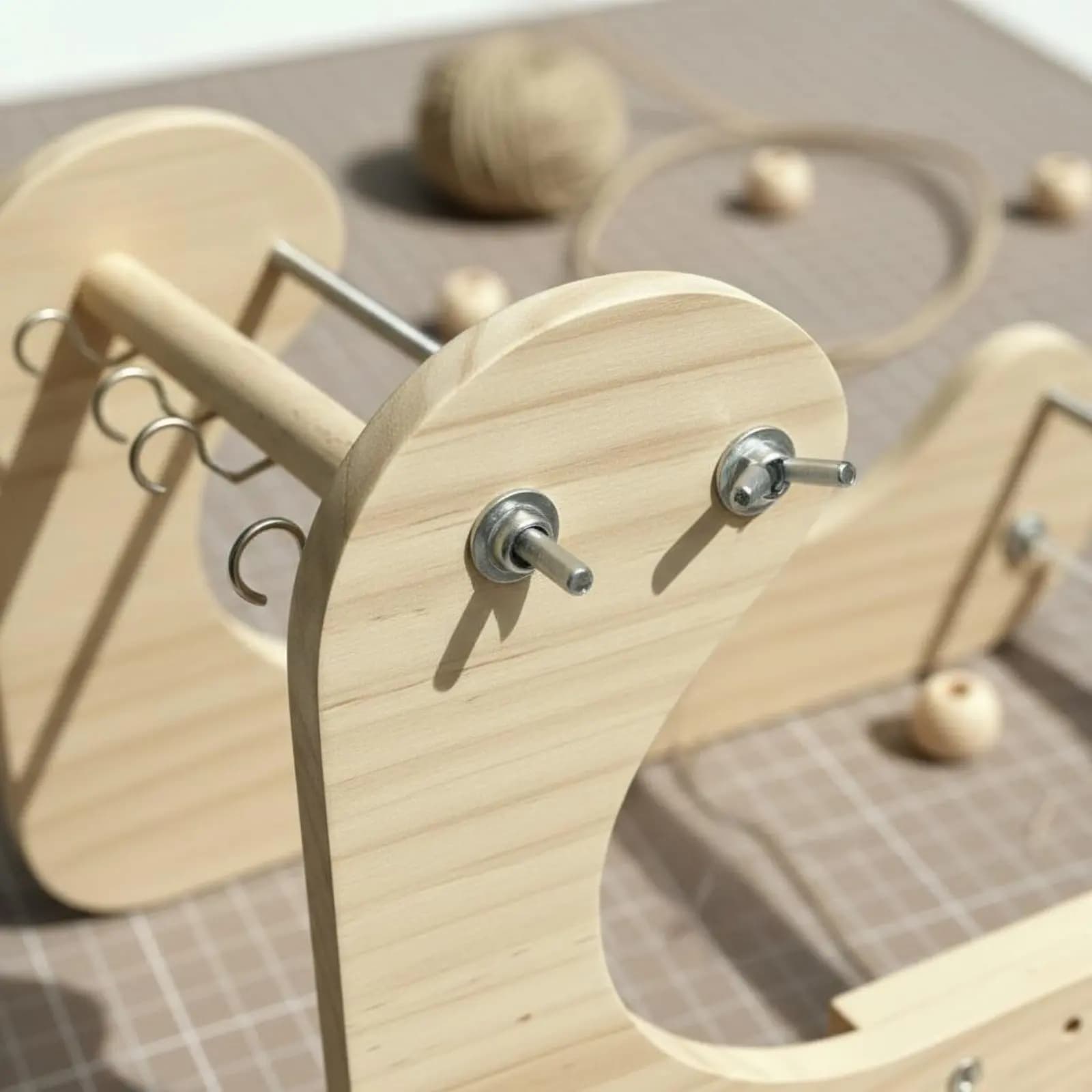 Wooden Bead Loom Desktop Design Tabletop Bead Loom Bracelet Weaving Frame DIY Jewelry Craft Tool Professional Quality for Home