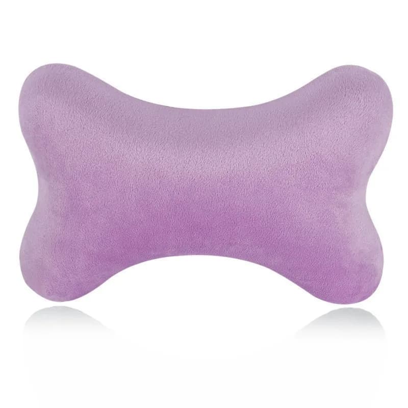 Cuscino per il collo in memory foam per auto, in velluto cristallino traspirante, cuscino poggiatesta per sedile auto, supporto per testa e collo per viaggi e sonno