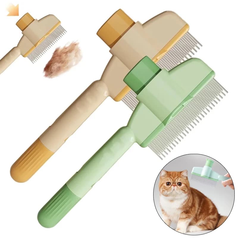 Spazzola Massaggiante per Gatti, Pettine Professionale per Animali Domestici, Spazzola per Rimozione Peli, Pettine Durevole per Gattini, Accessori per Animali