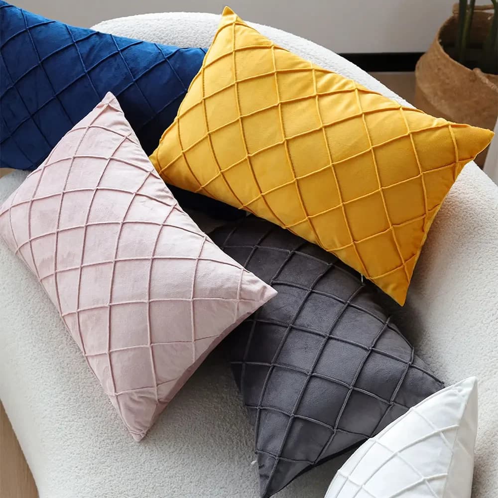 Vari colori 30x50 Fodera per cuscino rettangolare Ultra morbida Decorativa Divano Fodera per cuscino Federa Soggiorno Funda Cojin