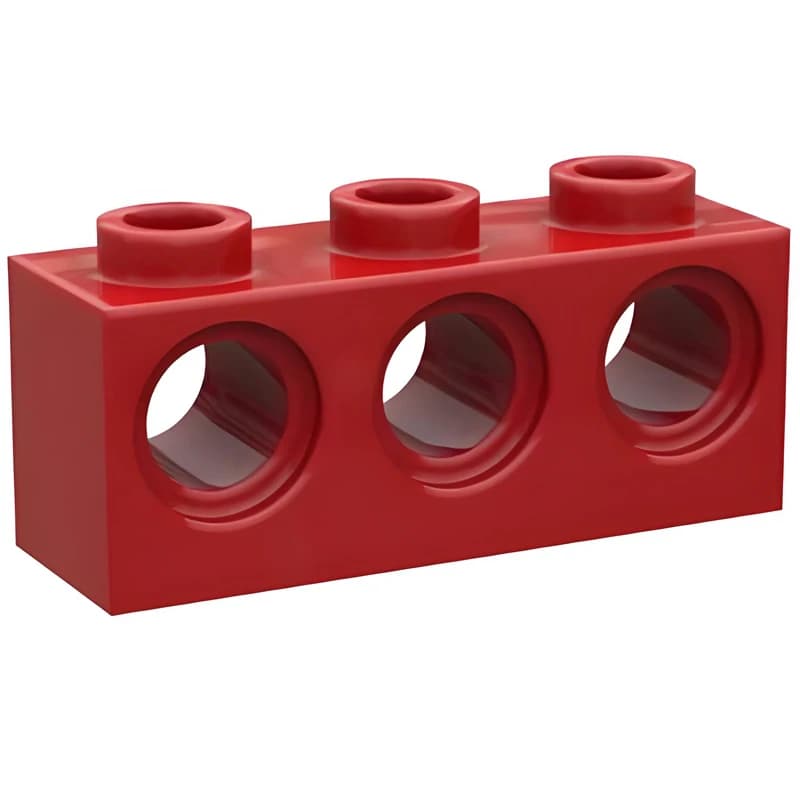 30pcs/set Technical Brick 1x3 with Holes Building Blocks DIY MOC Parts Compatible with Major Brands 5565 Brick Toys