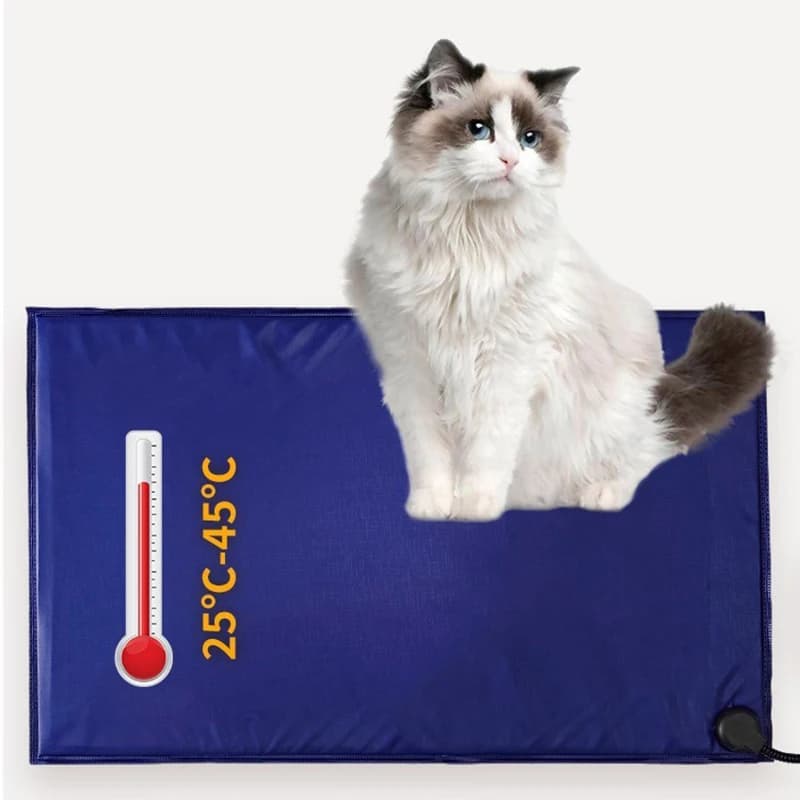 Tappetino riscaldante per cani in PVC invernale Tappetino riscaldante per cani con timer elettrico impermeabile Tappetino riscaldato universale per animali domestici per interni ed esterni a prova di morso