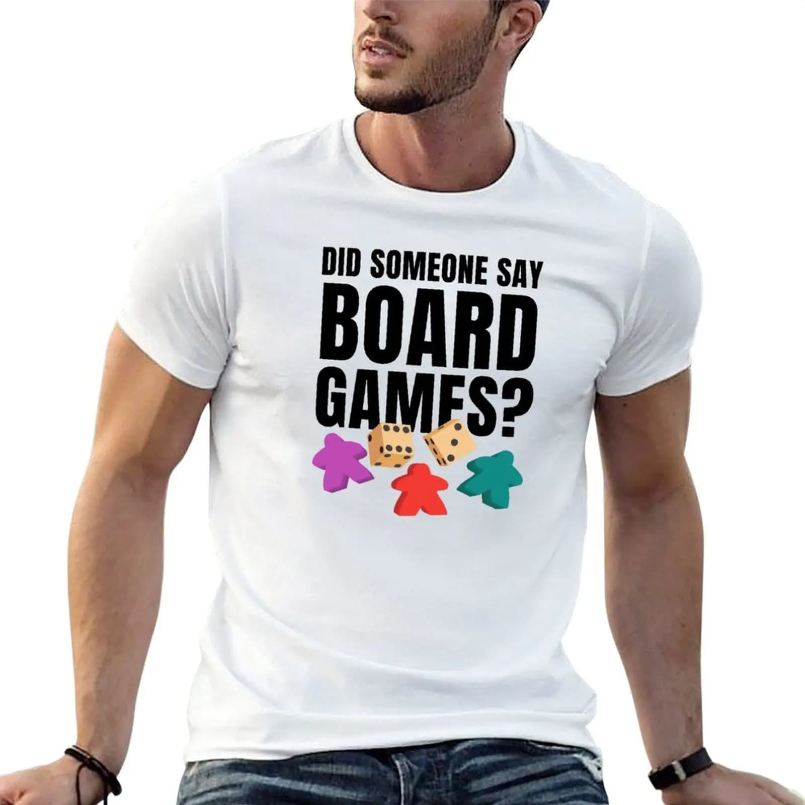 100 per alcuni giochi di magliette da tavolo? Stampe uomo in cotone per cento t Say con camicie