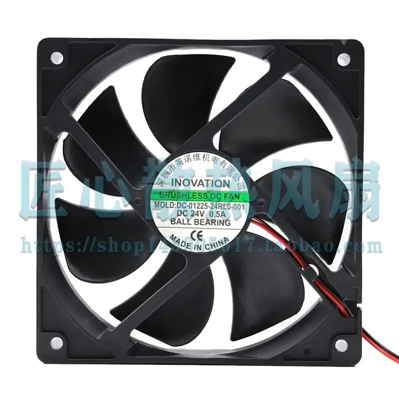 INOVATION DC-01225-24RL0-001 DC 24V 0.5A 12cm Cooling Fan for Electronic Equipment