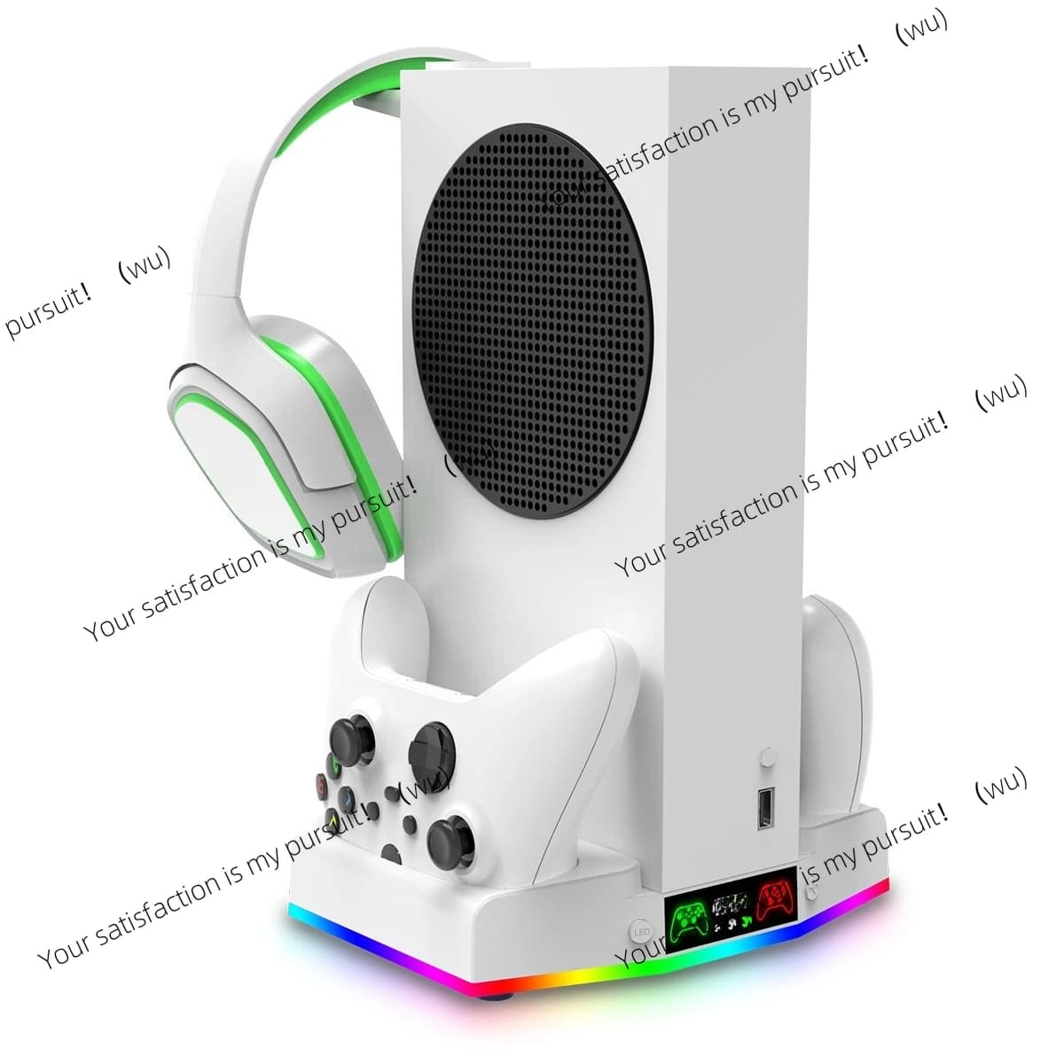 Applicabile alla base di ricarica e raffreddamento multifunzione host della serie XBOX, staffa della ventola, con accessori per ganci per auricolari