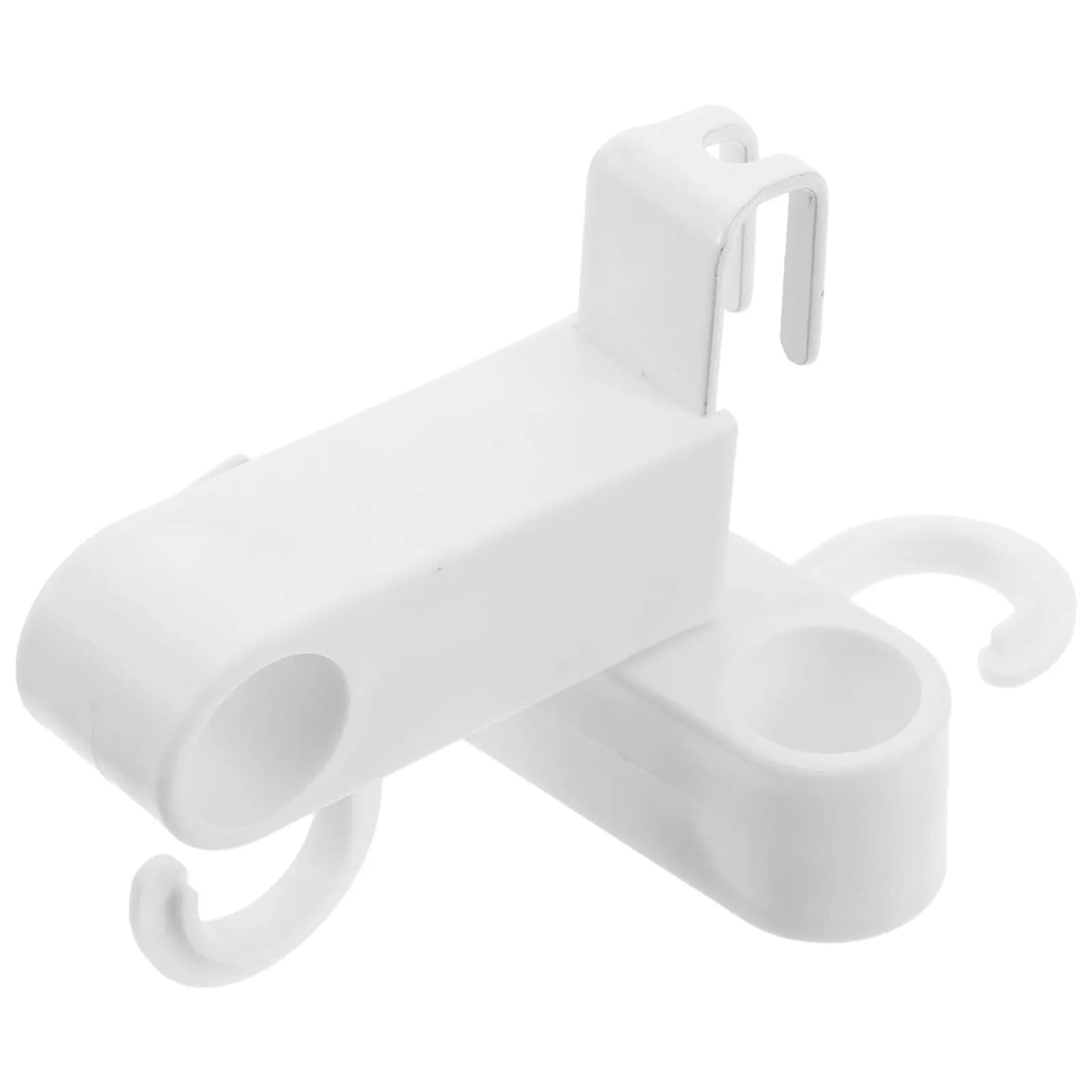 2 Pezzi Stendino Scaldasalviette Elettrico in Plastica Salvaspazio per Casa e Bagno, Asciugatura Rapida, con Funzione di Stendibiancheria e Portaoggetti Sospeso