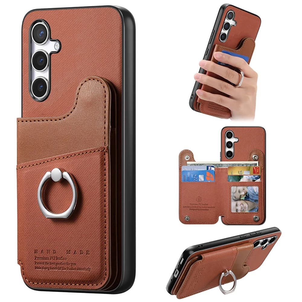 Custodia Portafoglio in Pelle RFID per Samsung Galaxy A57 A37 A17 A07 A56 A36 A26 A16 A06 A55 A35 A25 A15 A05S A54 A24 A53 A23 A52