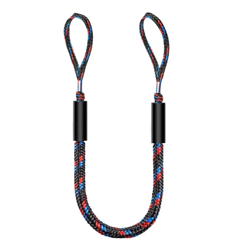 4FT Barca Bungee Dock Linea Ammortizzante Corda di Ormeggio Bungee Sport Acquatici Corda da Traino Elastica Wakeboard Galleggiante Corda da Sci Barca Regalo