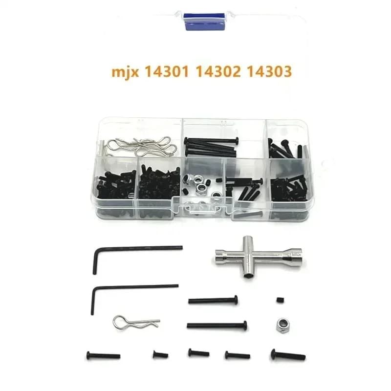 183 Pezzi Kit di Viti per Auto RC Hardware in Scatola Assortiti per 1:14 14301 14302 14303 RC Auto Modello Crawler Camion Pezzi di Ricambio Accs