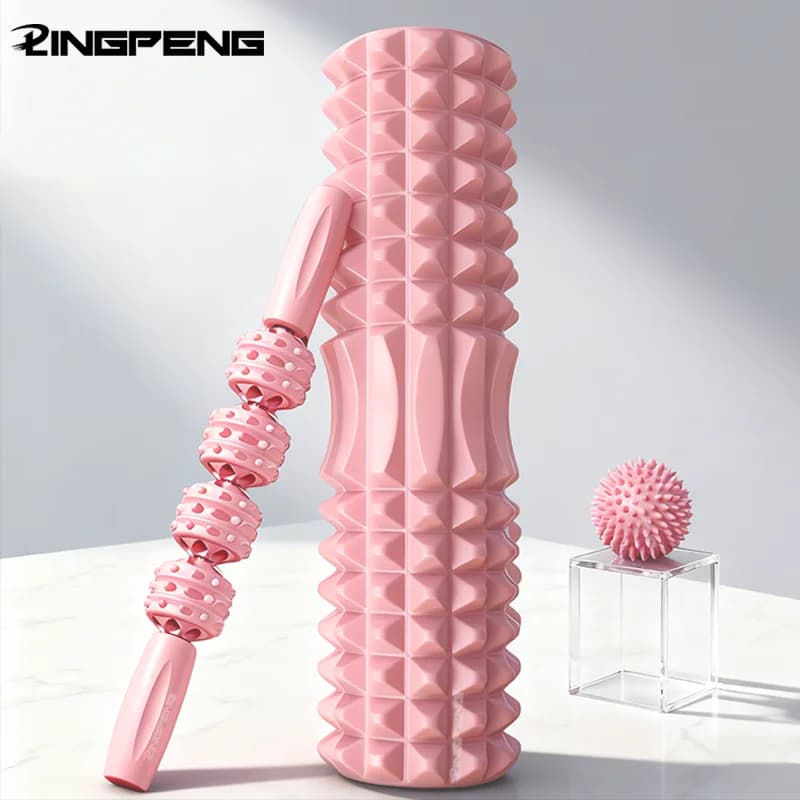 Foam massage roller, fitness equipment for yoga for muscle massage, physiotherapy and sports rehabilitation, Rolle