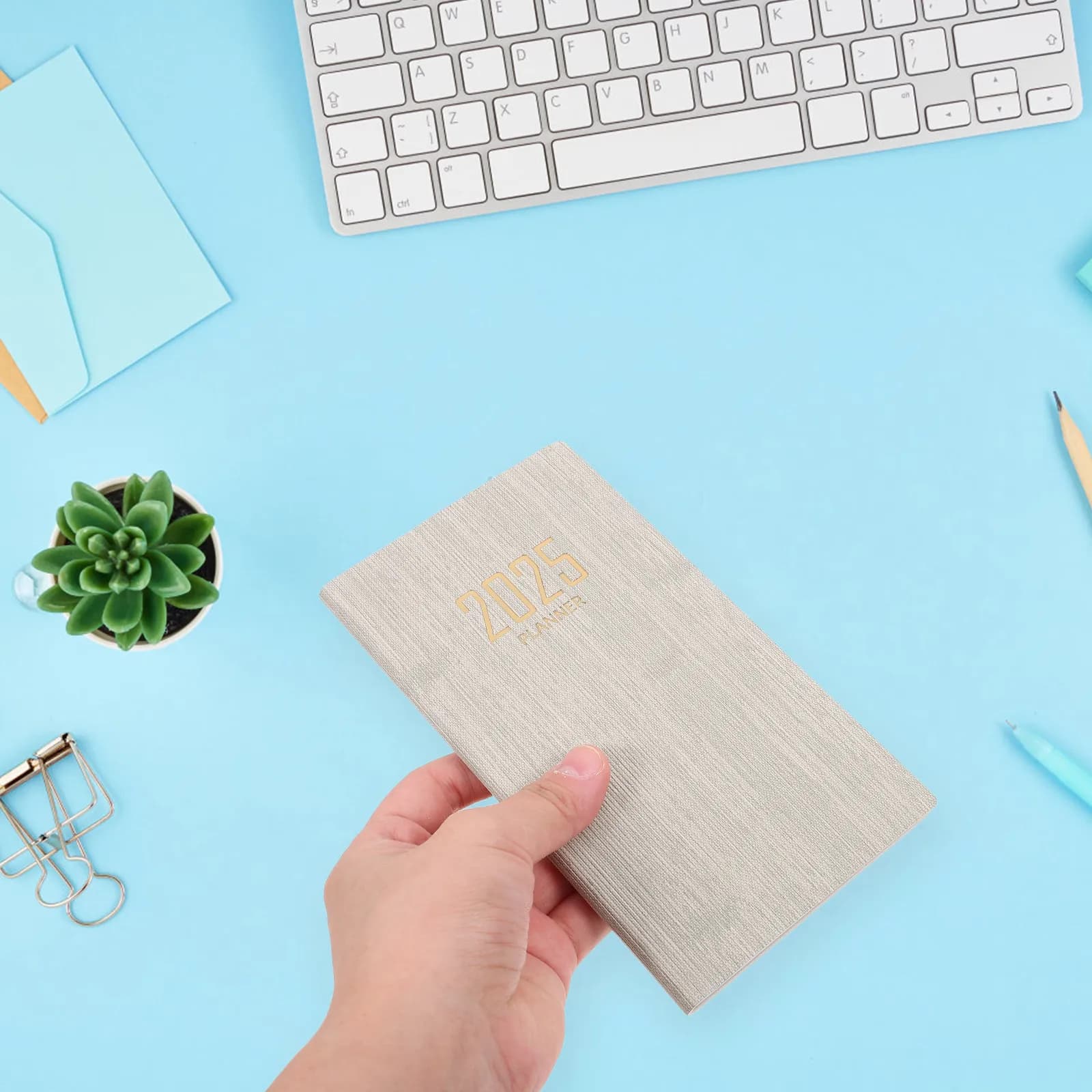 Agenda giornaliera A6, delicata e portatile, organizer accademico, blocco note da ufficio, quaderno da viaggio, agenda accademica