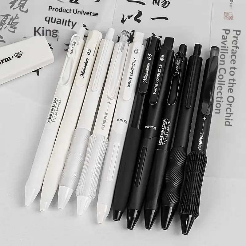 Gel Ink Pens Set 0.5Mm with Fast Dry Ink Smoothly Write Your Journals Notes and Business Papers