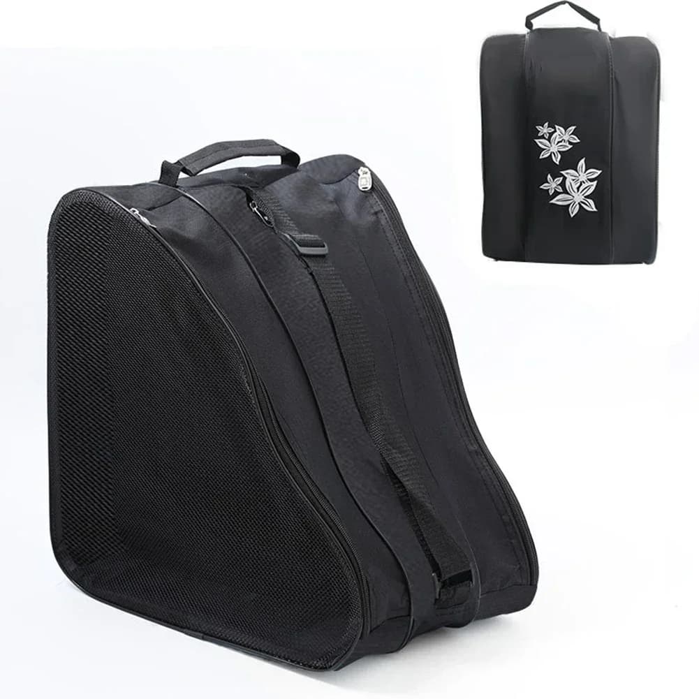 SPORTFUNSF Borsa per scarpe da pattinaggio a rotelle in linea a tre strati per esterni Pattini da ghiaccio Borsa per il trasporto Borse portaoggetti Accessori per pattini