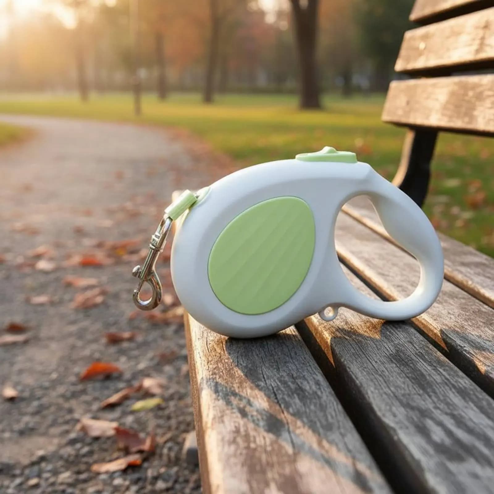Guinzaglio per Cani con Pulsante Singolo, Impugnatura Ergonomica, Guinzaglio Retrattile Automatico per Addestramento