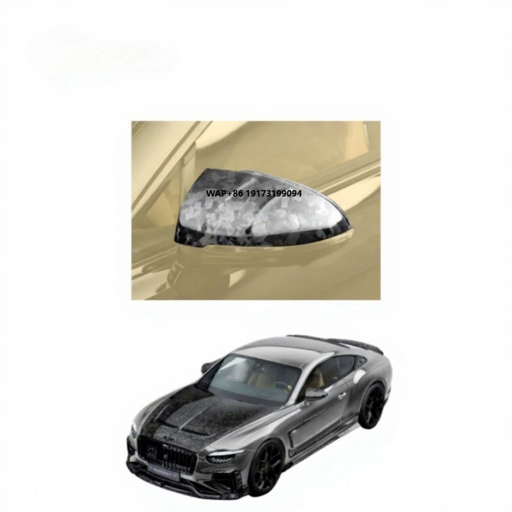 Kit Carrozzeria Stile MSY in Fibra di Carbonio Forgiata, Copri Specchietti Retrovisori per Continental GT GTC Modello 2025