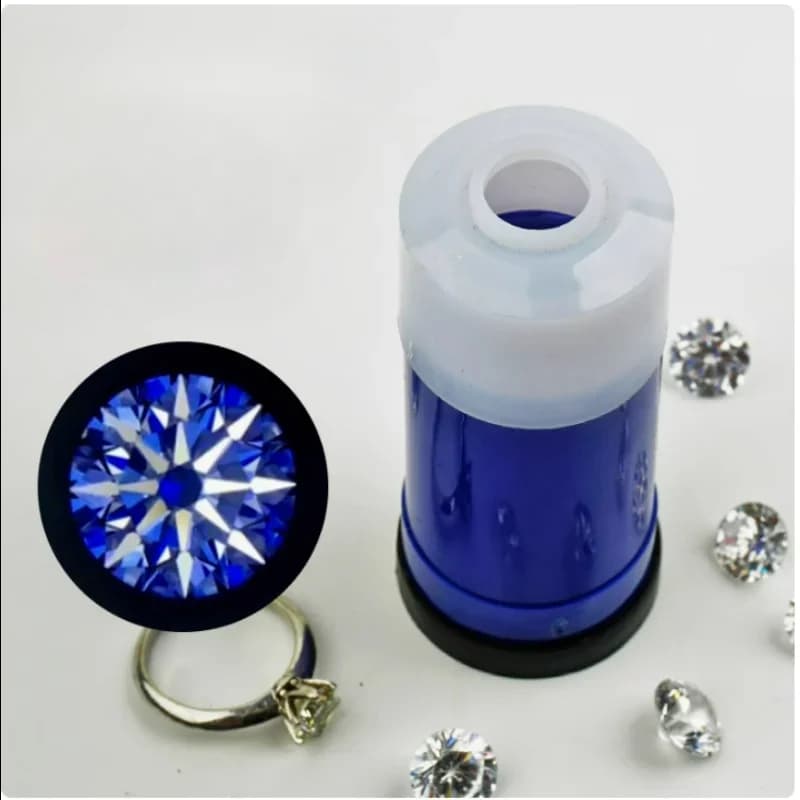 Lente d'ingrandimento con iscrizione diamantata per cuori e frecce di pietre preziose Lenti d'ingrandimento da taglio per gioielliere Visualizzatore Strumento per test di gioielli