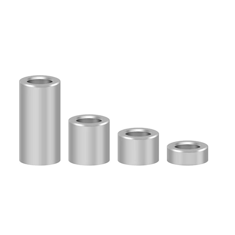 Accessories for 3D printer aluminum column, inner hole of insulation column Flat seal sleeve pulley with aluminum ring 5.1