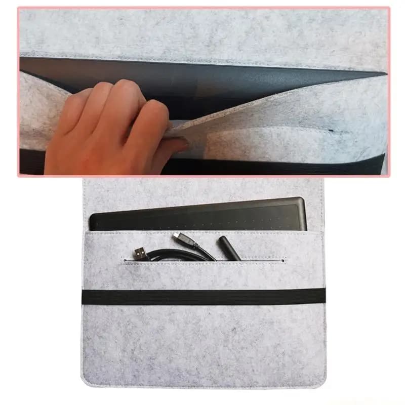 Tavolette grafiche digitali Custodia protettiva Borsa protettiva in feltro per PTK670 PTK470 PTK870