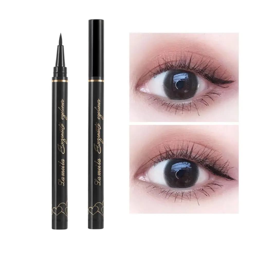 Nuovo Eyeliner Nero Impermeabile a Lunga Durata, Asciugatura Rapida, Senza Sbavature, Penna Eyeliner Liquida, Cosmetico Opaco per Occhi Donna