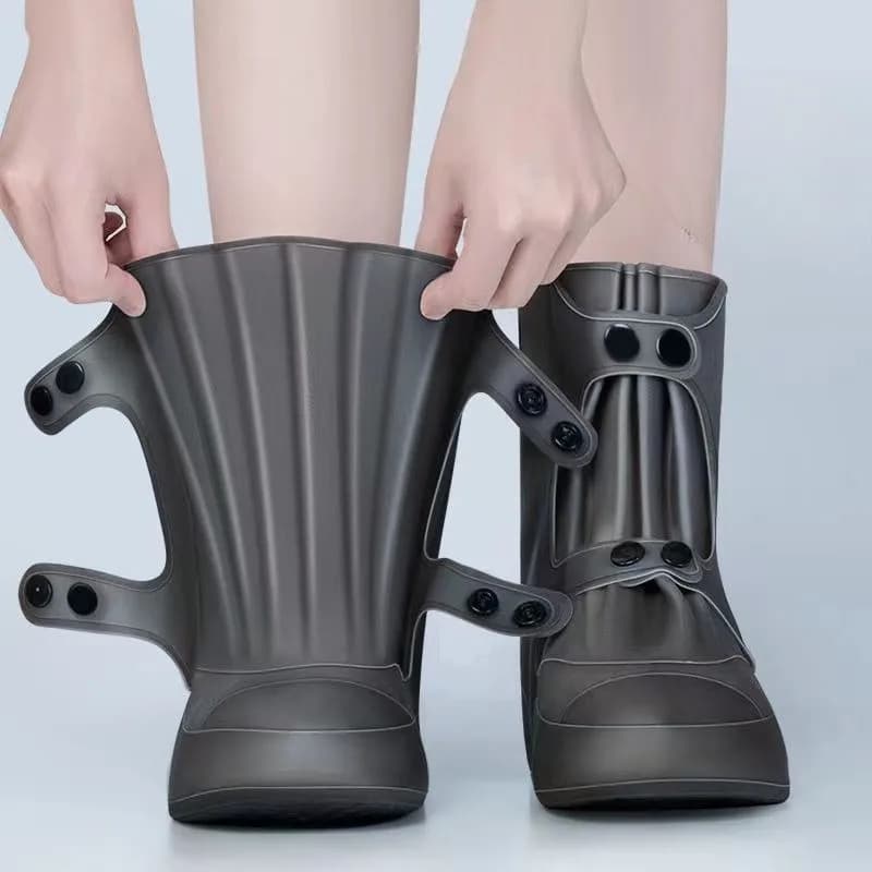 Copriscarpe Impermeabili Rinforzati Neri, Ghette da Sci Invernali Calde Antiscivolo, Protezioni per Stivali per Uomo e Donna, Escursionismo all'Aperto
