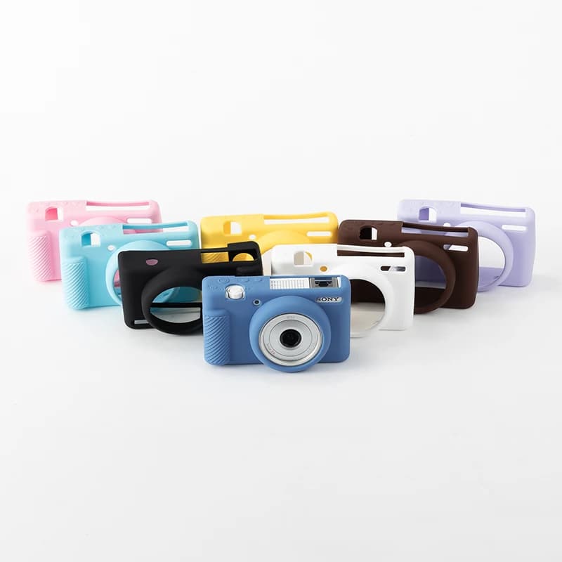 Custodia Protettiva in Silicone per Fotocamera Sony ZV1-F / ZV1m2 / ZV1 Gen 2 / ZV1M2 / ZV1F