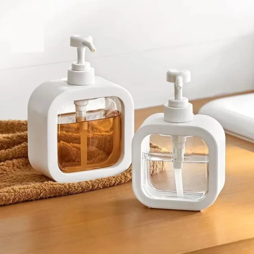 1 pz Sapone Shampoo Doccia Lozione Bottiglie di Shampoo A Mano Sapone Riutilizzabile Pompa di Sapone Dispenser Bottiglia Vuota Dispenser con Pompa Presse