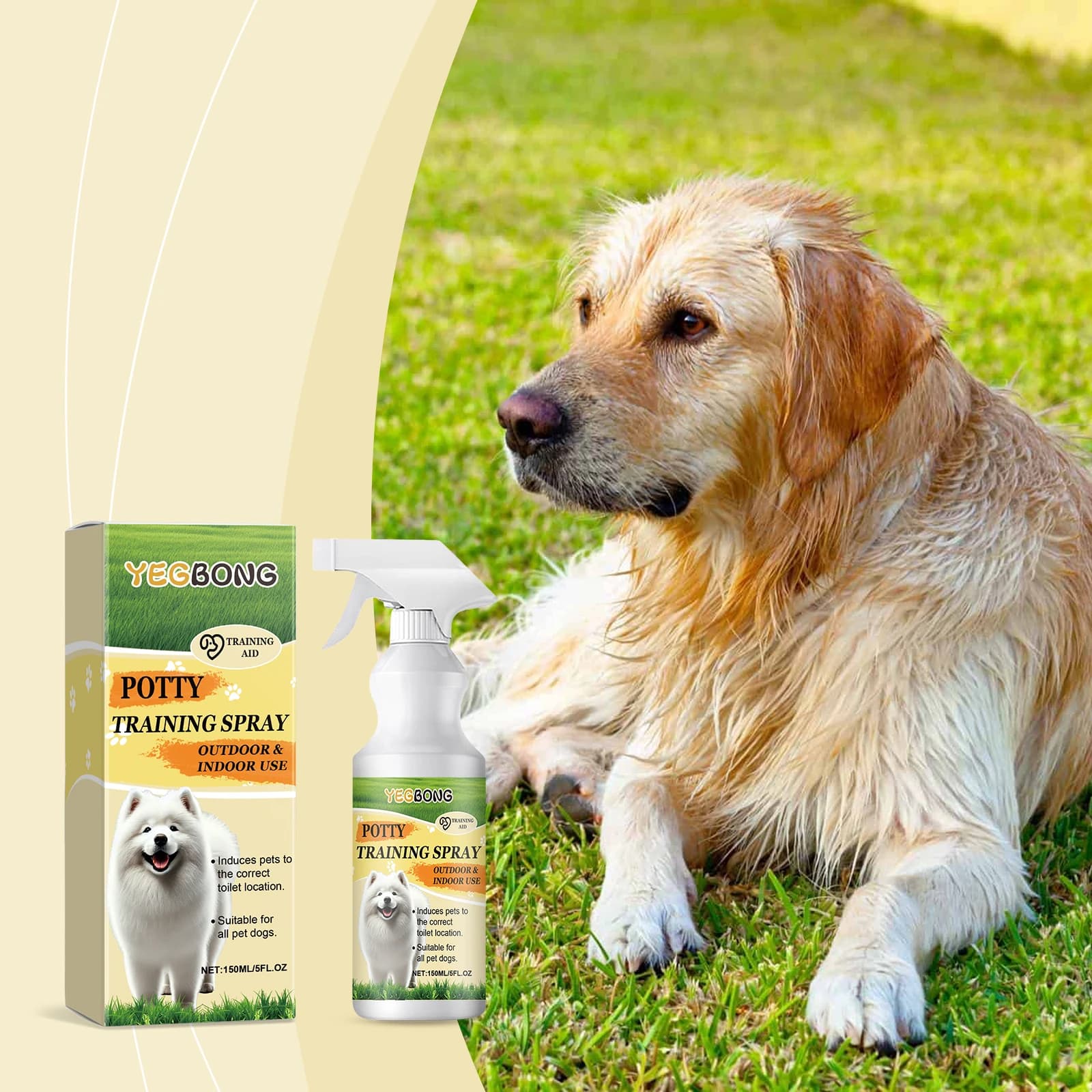 Vasino per cani Addestramento Spray Gatti Gattino Urina all'aperto Cacca Sgabello Posizione Aiuti Cuccioli Toilette Pet Posizionamento Defecazione Induttore