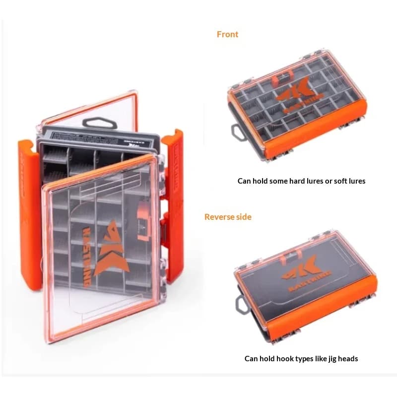 Portable Box for baits, transparent container Lightweight and removable for Minnow and Mandarin Fishing baits