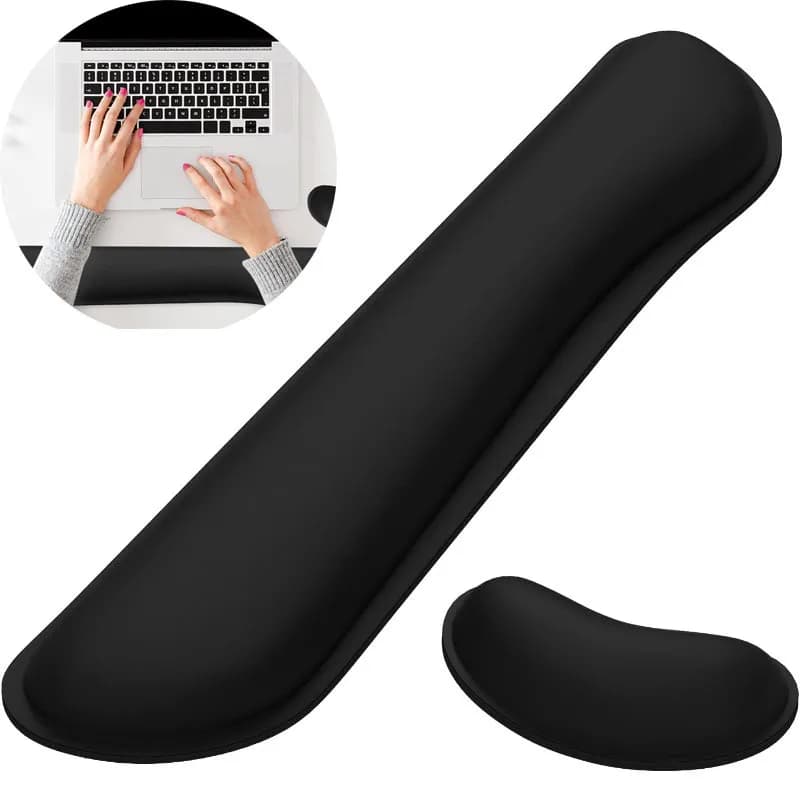 Mouse & Keyboard Wrist Support Pad Protection Rest Pad For PC Gamer Office Laptops Keyboard Mouse Mat Memory Nonslip Cotton Rest