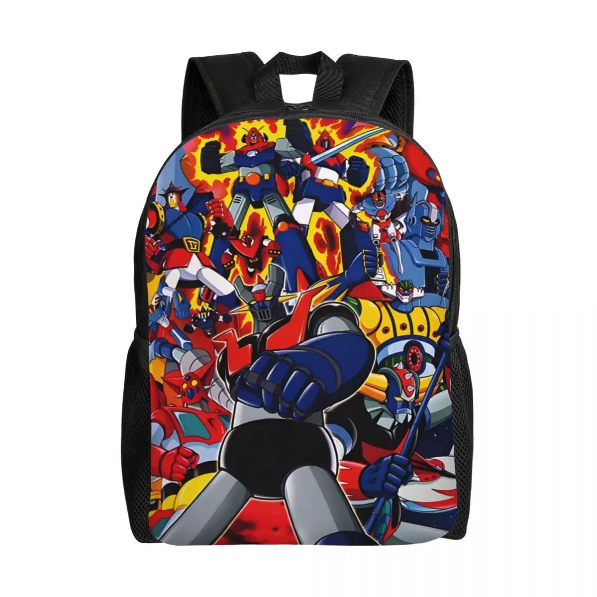Zaini comici personalizzati Gundames Mobiles Suit per donna Uomo Borsa da scuola universitaria impermeabile Stampa Bookbags