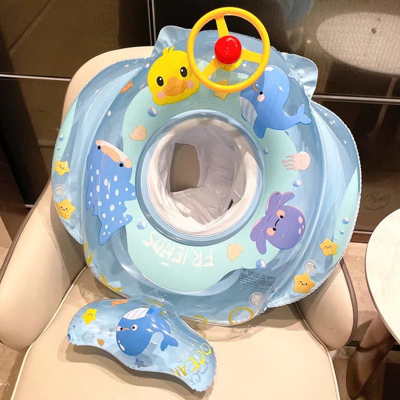 Baby Swim Ring Tube giocattolo gonfiabile anello di nuoto sedile per bambini nuoto cerchio galleggiante piscina spiaggia attrezzature per giochi d'acqua
