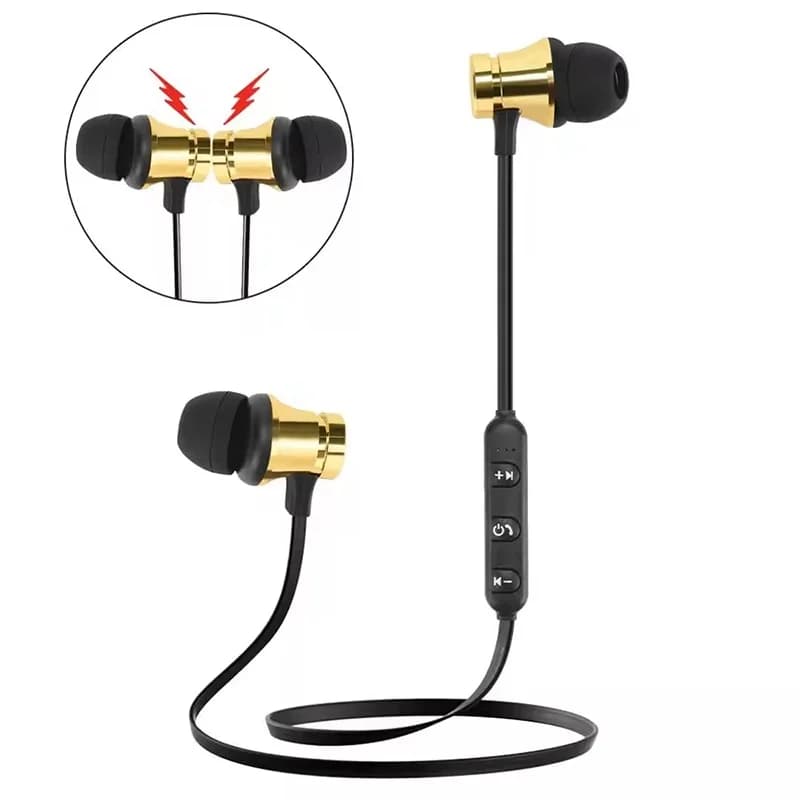 Long Wear Comfort Earbuds Magnetic Neckband Wireless Earphone Waterproof Sports In-Ear Design Outdoor Running Fitness Headset