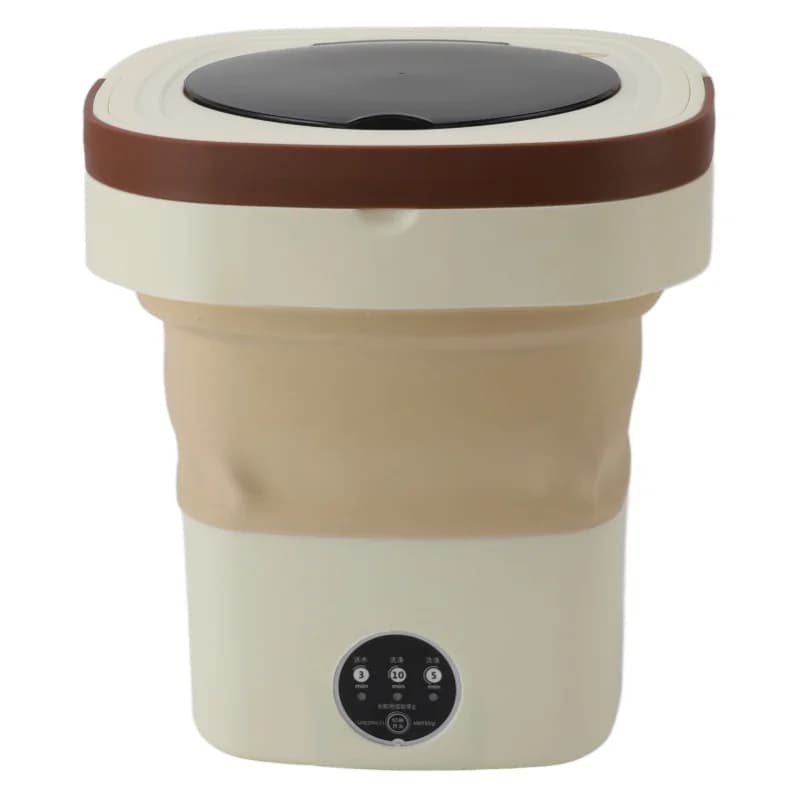 Portable Washing Machine Mini Foldable Washer 8.5L Deep Cleaning Of Underwear Baby Clothes Socks For Apartment Dormitory Hotel