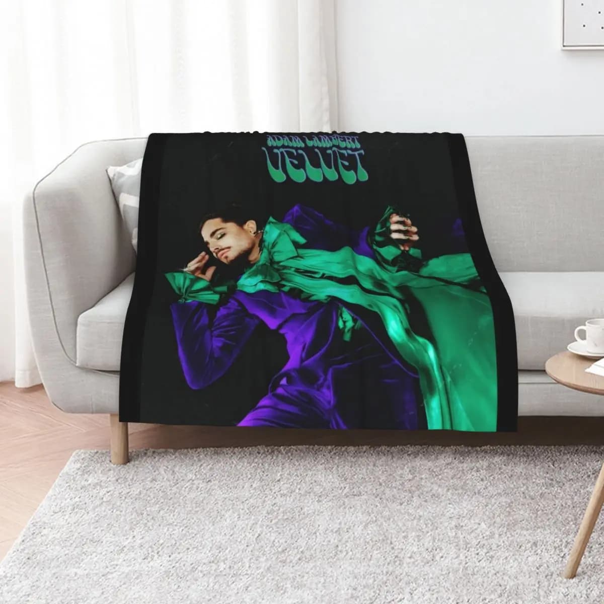 adam lambert rebon Throw Blanket christmas gifts Decorative Sofas Sleeping Bag Bed Sofa Summer Blankets