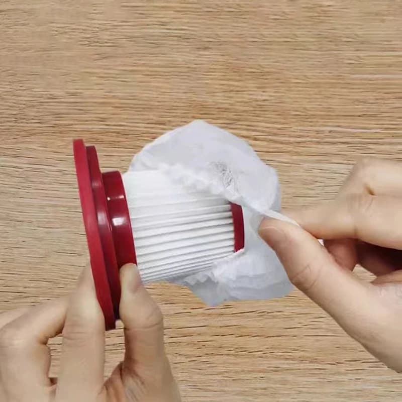 New·50/100pcs Disposable Vacuum Cleaner Filter Protective Cover Washable Non-woven Fabric For Handheld Vacuum Cleaner Cleaning