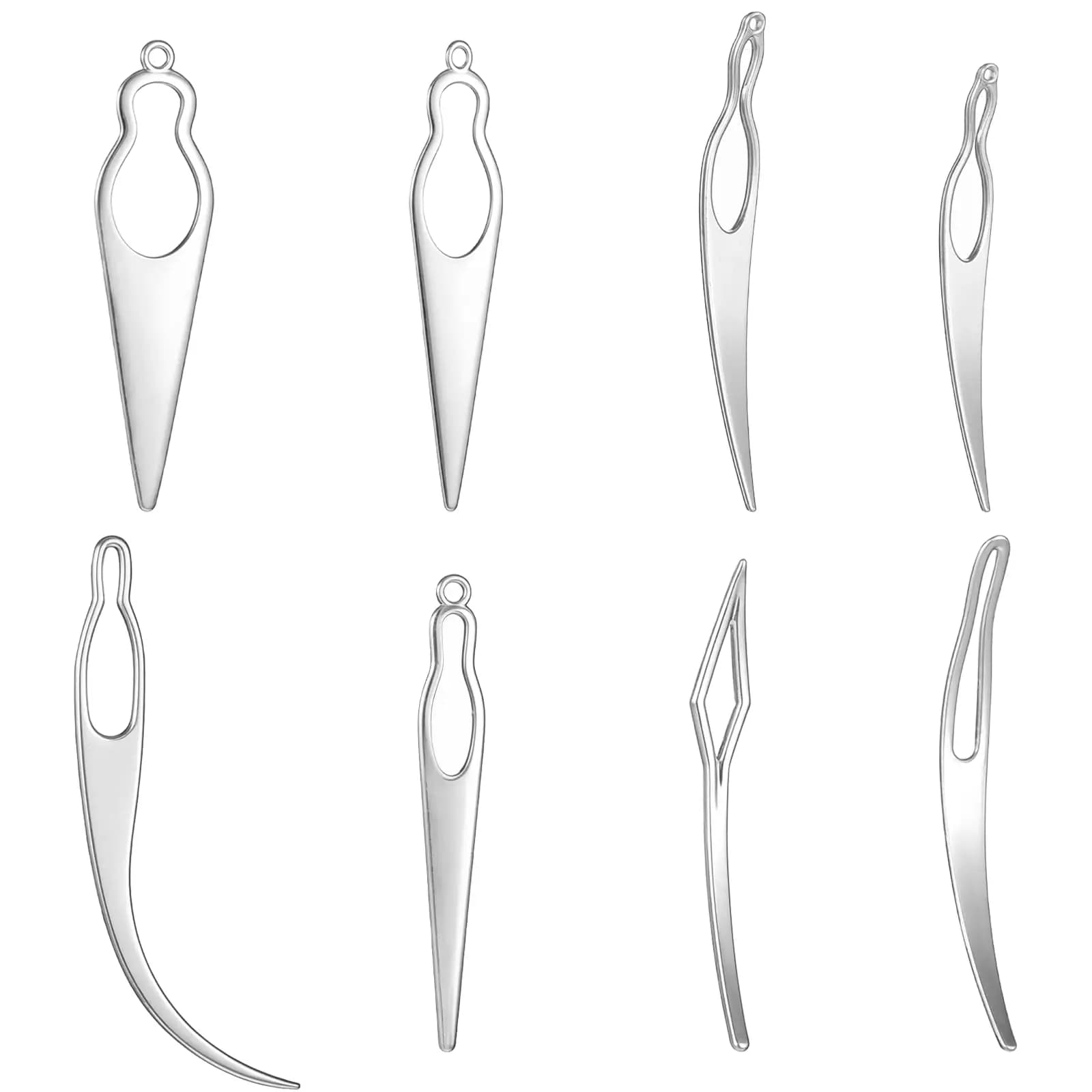 Crochet Needle Kit Small Hook and Big Hook Ventilating Hook Tool for Crochet Hair Wigs Dreadlocks Interlocking Needles