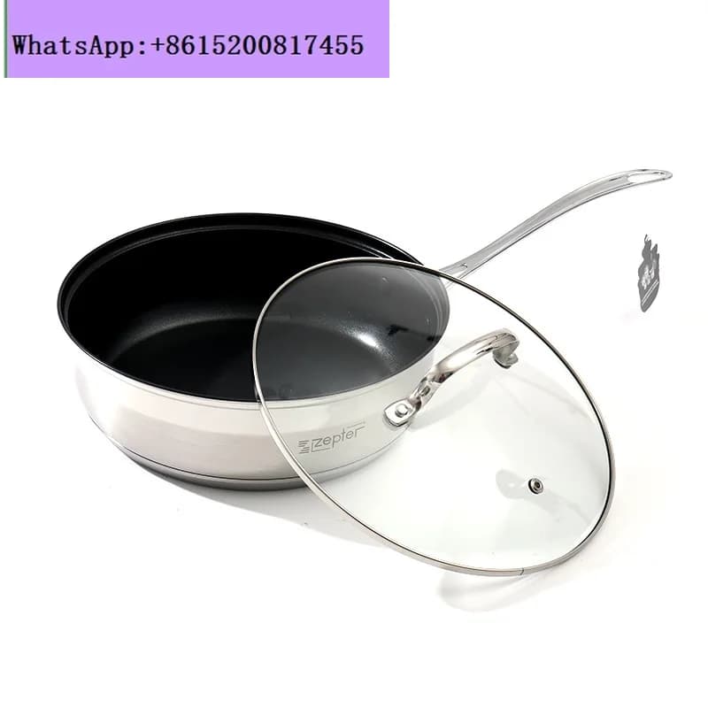 Set of 2 pieces/12 pieces in 18/10 stainless steel, kettle, soup pan, pan set, pot set
