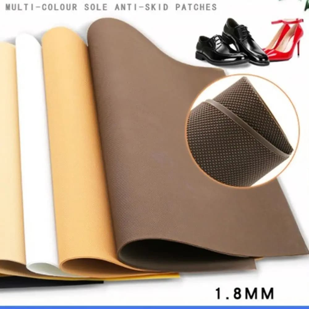 Suole in Gomma Antiscivolo per Riparazione Scarpe, Solette Sostituibili per Uomo e Donna, Cuscinetti Anti Usura, Patch di Riparazione, Tappetini per Scarpe