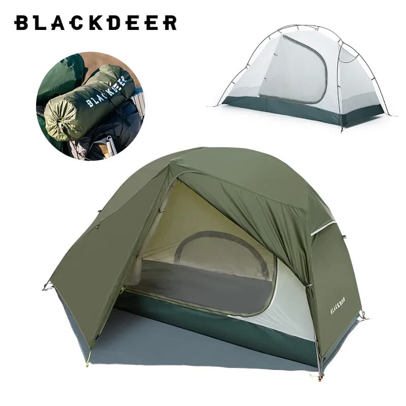 BLACKDEER 2025 Warbler 1P Tent Archeos 1pro 2.0 Silicone coated curtain for a person for hiking Trekking Aluminum pole with footprint