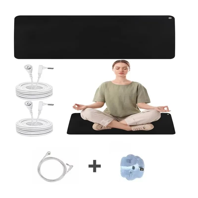 Grounding Mat for Meditation Yoga Eco-friendly Mat for Exercises Thick and Comfortable Size Suitable for daily practice of yoga at home