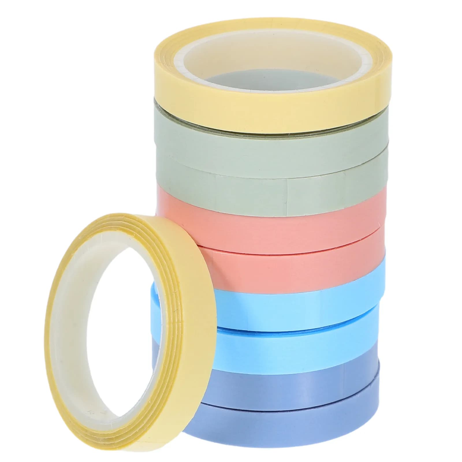 10 Rotoli di Nastro Trasparente Scrivibile Rimovibile, Nastro Evidenziatore per Scuola, Ufficio, Casa, Etichette Adesive per Indice, Segnalibri Adesivi
