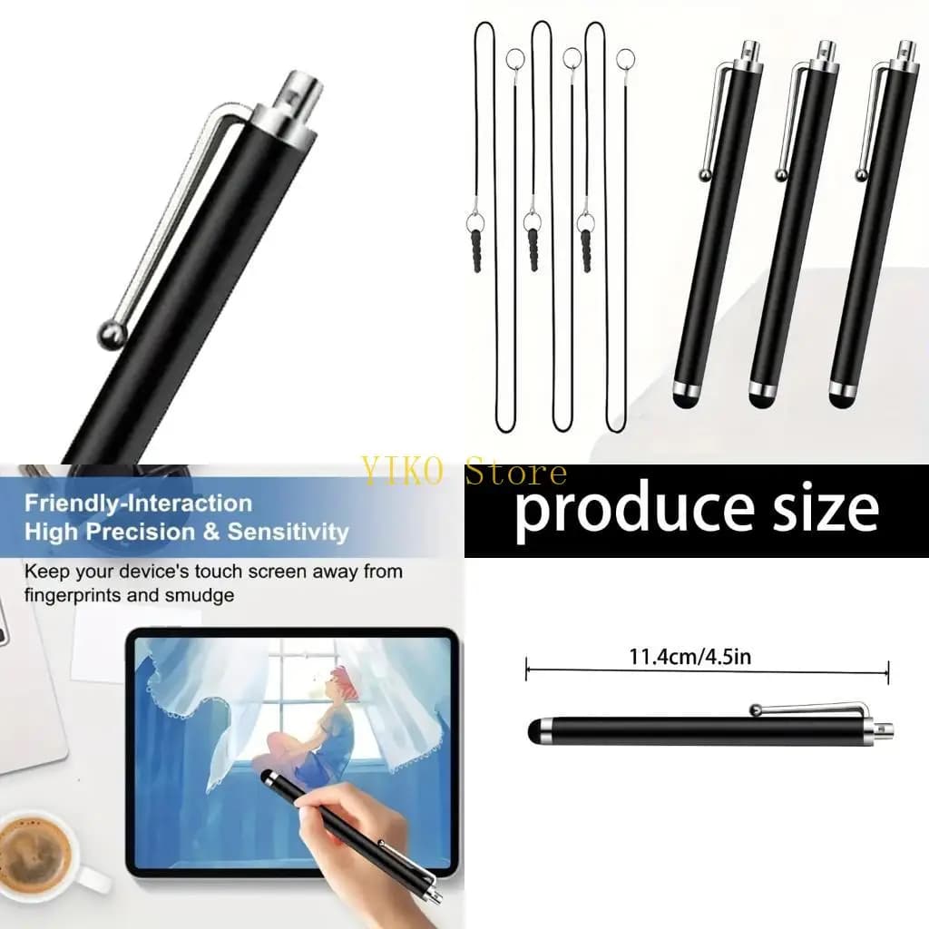 Penna da tablet professionale K32C con penna a punta gomma morbida per il telefono