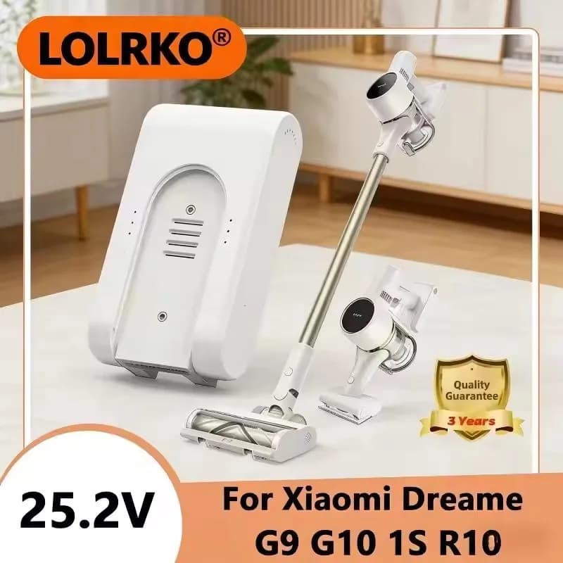 LOLRKO® 25.2V 5000mAh Lithium Battery P2046-7S1P-BC For Xiaomi Mijia Dreame G9 G10 1S R10 Vacuum Cleaner Replacement Parts