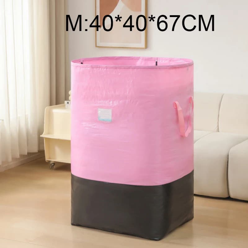 1PC Large Capacity Heavy Duty Moving Bags Waterproof Wear-resistant Storage Organizer College Dorm Thickened Travel Storage Bag
