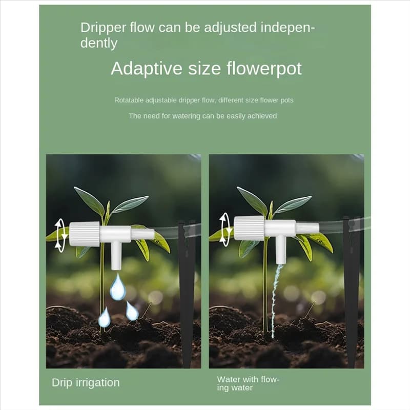 Regolatore di irrigazione con temporizzazione intelligente con ricarica USB, pianta da interno, giardino, prato, vaso da fiori, irrigazione automatica a goccia