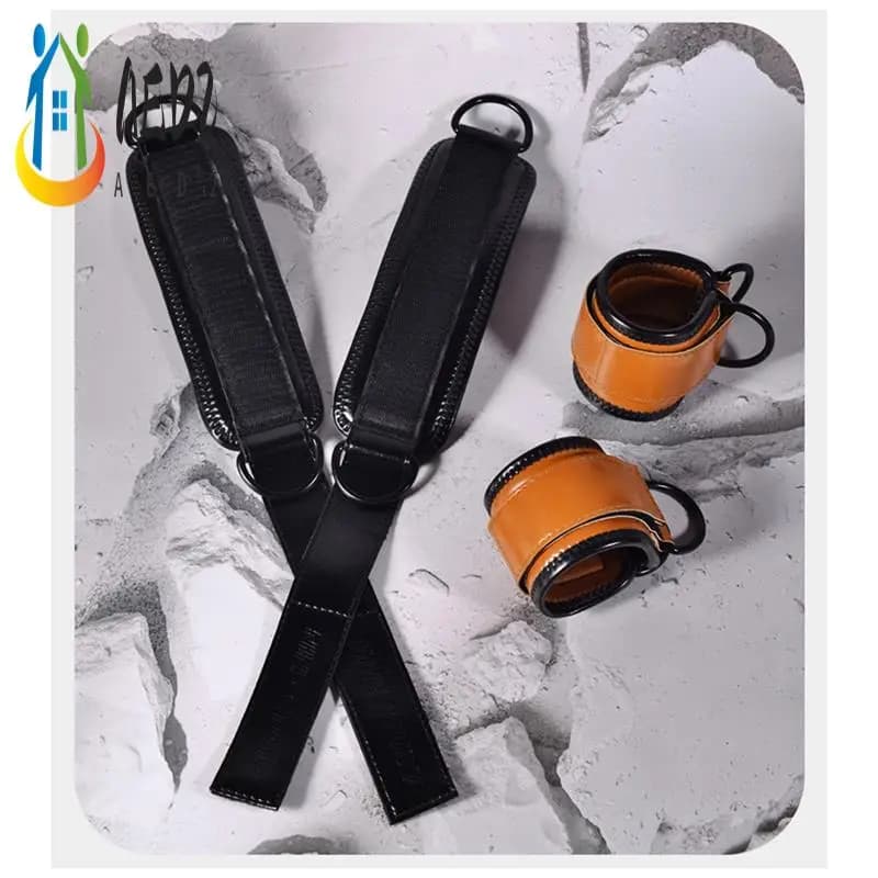 AED2-Bandole di resistenza Braccialetti per esercizi Fasce per caviglie fitness Polsini di supporto per i piedi Macchina per cavi Palestra Attrezzature per il fitness a casa